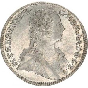 Marie Terezie (1740-1780), XVII kr. 1761 K-B, Kremnica Husz. 1708
