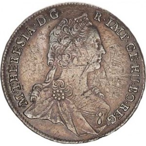 Marie Terezie (1740-1780), XVII kr. 1762 b.zn., Vídeň 5,832 g, nep. just.