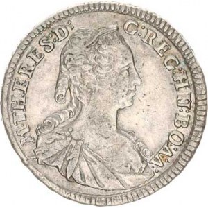Marie Terezie (1740-1780), XV kr. 1745 K-B, Kremnica Husz. 1711 var. A; Nov. neuvádí