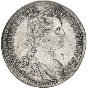 Marie Terezie (1740-1780), 3 kr. 1741 b.zn., Vídeň R