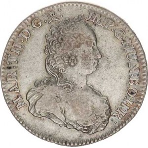 Marie Terezie (1740-1780), 1/2 Dukaton 1750 R / zn. lev, Bruggy 16,457 g