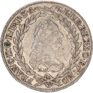 František Lotrinský (1745-1765), 20 kr. 1765 BN/SK-PD, Kremnica - posmrtná ražba (1778)