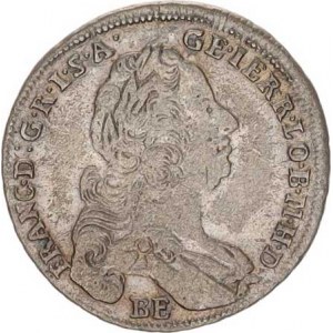 František Lotrinský (1745-1765), 3 kr. 1765 BE/EVM-D, posmrtná ražba(1770) R