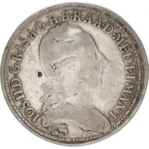Josef II. (1765-1780-1790), Větší žeton na holdování v Lombardii 25.7. 1781, Av.: Portrét zpr