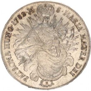 Josef II. (1780-1790), Tolar konvenční 1782 B - Madona Her. 147; Husz. 1869