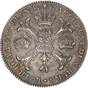 Josef II. (1780-1790), Tolar křížový 1787, Brusel 29,451 g