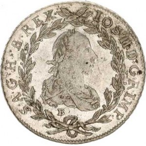 Josef II. (1780-1790), 20 kr. 1781 B