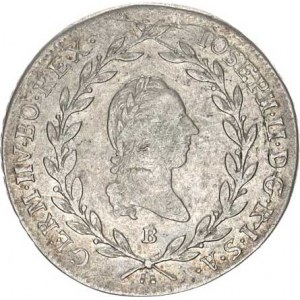 Josef II. (1780-1790), 20 kr. 1787 B, hr.