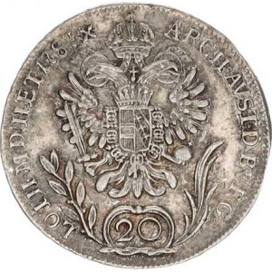 Josef II. (1780-1790), 20 kr. 1787 B