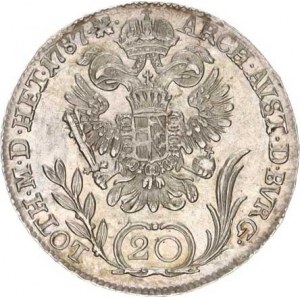Josef II. (1780-1790), 20 kr. 1787 E