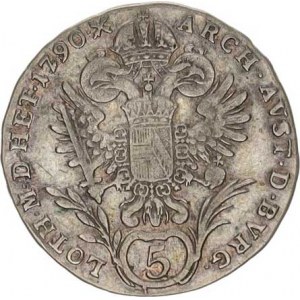 Josef II. (1780-1790), 5 kr. 1790 A R