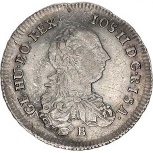 Josef II. (1780-1790), 3 kr. 1782 B R