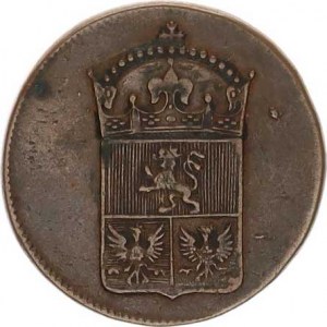 Josef II. (1780-1790), Grešle (3/4 kr.) 1781 A - pro Čechy var. B (patka u č. 7)