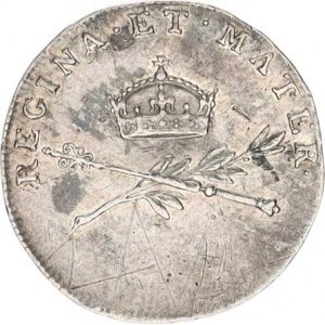 Leopold II. (1790-1792), Malý korunovační žeton král.Marie Ludoviky v Praze 12.9. 1791