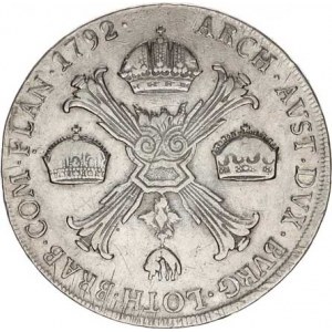 Leopold II. (1790-1792), Tolar křížový 1792 M