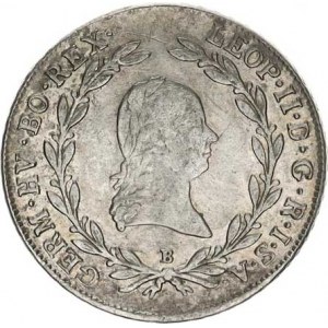 Leopold II. (1790-1792), 20 kr. 1791 B