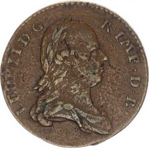 Leopold II. (1790-1792), 1 Liard 1791, Brusel R