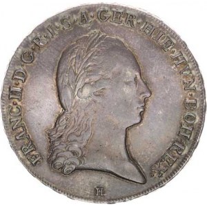 František I. (1792-1835), Tolar křížový 1795 H - Günzburg 29,566 g