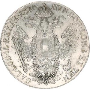 František I. (1792-1835), Tolar 1824 A - dlouhé vlasy