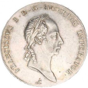 František I. (1792-1835), Tolar 1825 C velmi pěkný