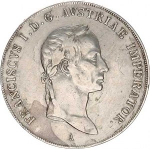 František I. (1792-1835), Tolar 1831 A - přilehlé stuhy R 27,972 g
