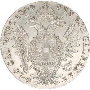 František I. (1792-1835), 1/2 Tolar 1809 C RR 14,022 g