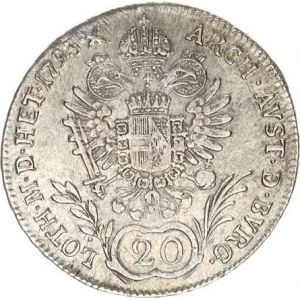 František I. (1792-1835), 20 kr. 1793 E - Karlsburg RR 6,630 g