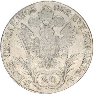 František I. (1792-1835), 20 kr. 1805 C
