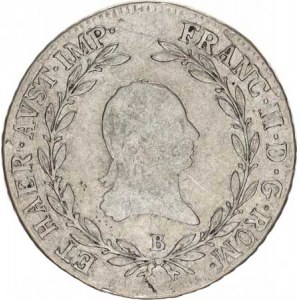 František I. (1792-1835), 20 kr. 1806 B - říšská koruna