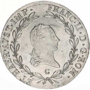 František I. (1792-1835), 20 kr. 1806 C - říšská koruna, hr., škr.