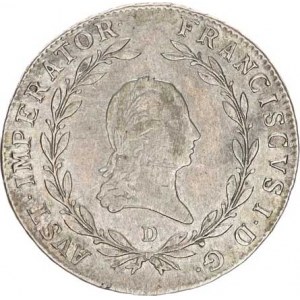 František I. (1792-1835), 20 kr. 1808 D, Salzburg R