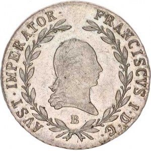 František I. (1792-1835), 20 kr. 1818 B excelentní stav