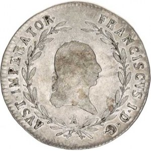 František I. (1792-1835), 20 kr. 1824 A, skvr. v rv.