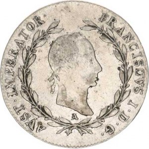 František I. (1792-1835), 20 kr. 1830 A - orlice