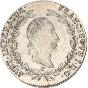 František I. (1792-1835), 20 kr. 1830 C +sbírkový sáček, zc. nep. just.