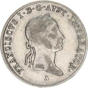 František I. (1792-1835), 20 kr. 1831 A - vlající stuhy