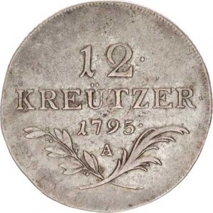 František I. (1792-1835), 12 kr. 1795 A, tém.