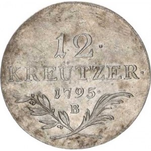 František I. (1792-1835), 12 kr. 1795 B sbírkový