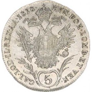 František I. (1792-1835), 5 kr. 1818 A sbírkový