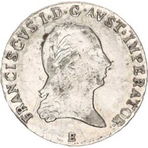 František I. (1792-1835), 3 kr. 1820 B R, tém.