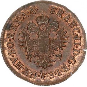 František I. (1792-1835), 1/4 kr. 1800 A, zc.dr. hr. ražbou