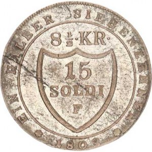 František I. (1792-1835), 15 Soldi - 8 1/2 kr. 1802 F