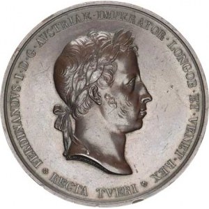 Ferdinand V. (1835-1848), Korunovace na Lombardsko-benátského krále 6.9.1838 v Miláně, hlav