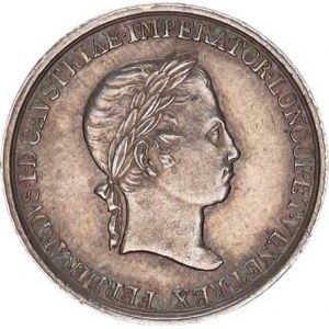 Ferdinand V. (1835-1848), Malý žeton na korunovaci Lombardsko-benátským králem v Miláně