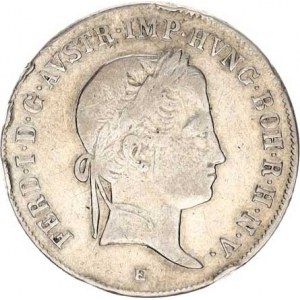 Ferdinand V. (1835-1848), 20 kr. 1837 E R, hry.