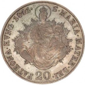Ferdinand V. (1835-1848), 20 kr. 1841 B - Madona