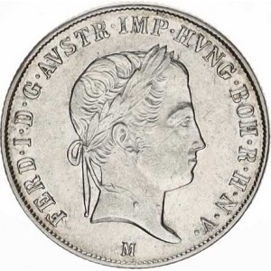 Ferdinand V. (1835-1848), 20 kr. 1843 M R