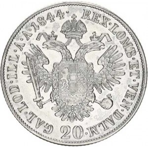 Ferdinand V. (1835-1848), 20 kr. 1844 A