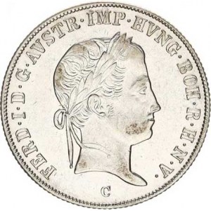 Ferdinand V. (1835-1848), 20 kr. 1844 C