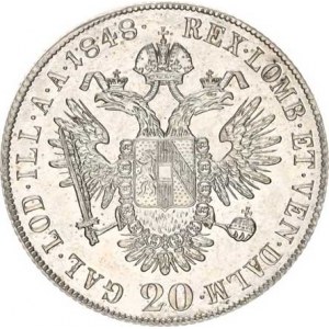 Ferdinand V. (1835-1848), 20 kr. 1848 C